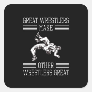 Great Wrestlers Martial Art Wrestling Training スクエアシール