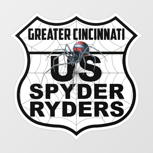 Greater Cincinnati Chapter - デカールチャプター ロゴ ウィンドウサイン (シート)