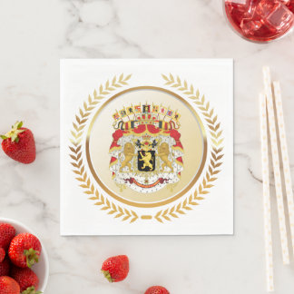 Greater Coat of Arms of Belgium スタンダードランチョンナプキン