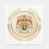 Greater Coat of Arms of Belgium スタンダードランチョンナプキン (正面)