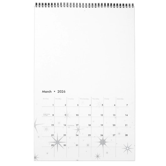 Greater is He© - Esp & Eng Calendar カレンダー (3月 2026)