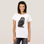 Greater Sooty Owl T-Shirt Tシャツ (正面フル)
