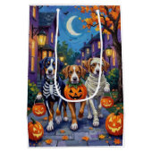 Greater Swiss Mountain Trick-or-Treating Halloween ミディアムペーパーバッグ (裏面)