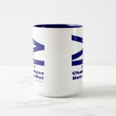 Greater Than or Equal To The Challenges Before Me  ツートーンマグカップ (中央)