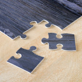 Greater White-fronted Geese at Winter Sunset ジグソーパズル (側面)