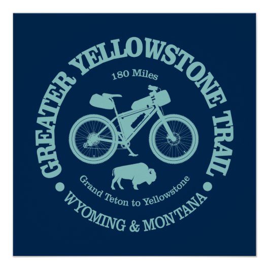 Greater Yellowstone Trail (cycling) ポスター (正面)