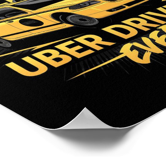 Greates Uber Driver Ever Faters Day ポスター (角)