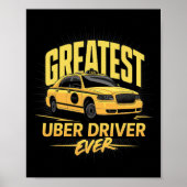 Greates Uber Driver Ever Faters Day ポスター (正面)