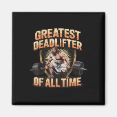 Greatest Deadlifter Of All Time Jesus  マグネット (正面)