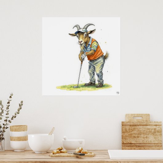 Greatest Of All Time - Golf Art Print ポスター (キッチン)