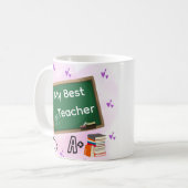 Greatest Teacher Coffee Mug コーヒーマグカップ (正面左)