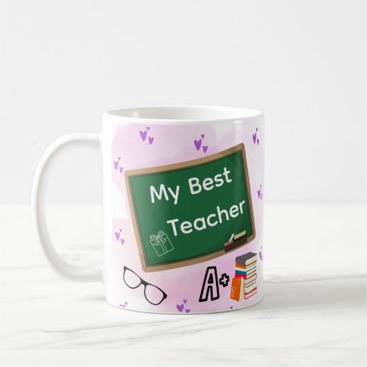 Greatest Teacher Coffee Mug コーヒーマグカップ (左)