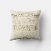 GREATFUL, THANKFUL, BLESSED  クッション (裏面)