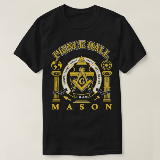Greats Mason Masonic Prince Hall Masons Presidents Tシャツ (デザイン正面)