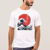 GreatWaveKanjiLight Tシャツ (正面)