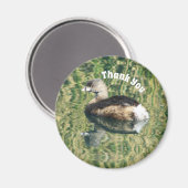 Grebeとリフレクション写真の感謝 マグネット (正面/裏面)