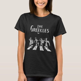 Greckles アビーロード パロディ カートゥーン レトロデザイン クラシック tシャツ