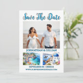 Greeceは日付の写真の宛先のゲートウェイを保存 セーブザデート (スタンド正面)