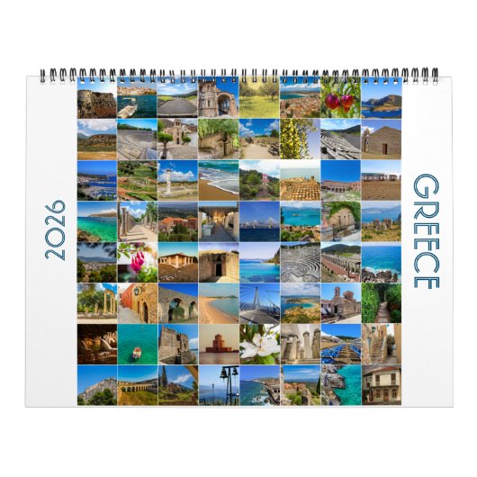 Greece 2026 Photo Calendar – Scenic Greece カレンダー (カバー)