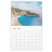 Greece 2026 Photo Calendar – Scenic Landscapes カレンダー (3月 2026)