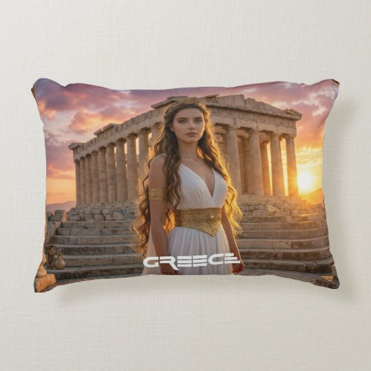 GREECE - ACROPOLIS アクセントクッション (正面)