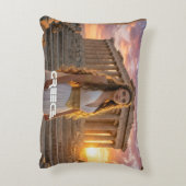 GREECE - ACROPOLIS アクセントクッション (裏面(縦))