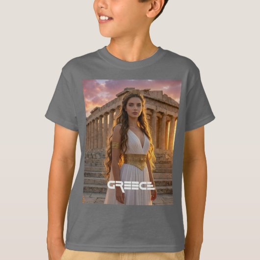 GREECE - ACROPOLIS Tシャツ (正面)