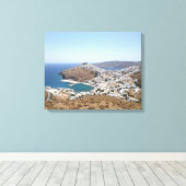 Greece, Astypalaia, Chora キャンバスプリント (インサイチュ (ウッドフロア))