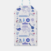 Greece Blue and White ギフトタグ (正面)