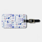 Greece Blue and White ラゲッジタグ (正面横)