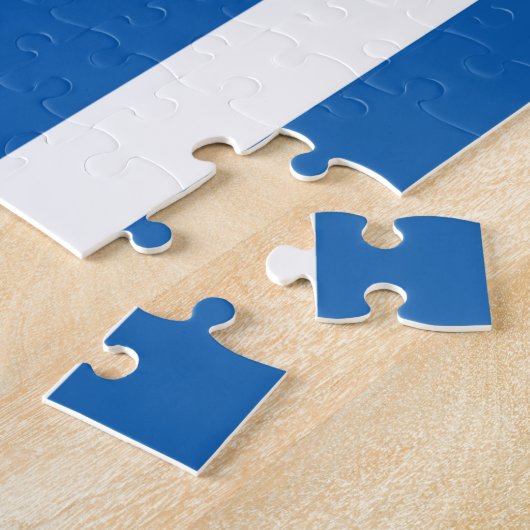 Greece Flag ジグソーパズル (側面)