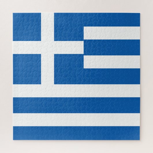 Greece Flag ジグソーパズル (縦)