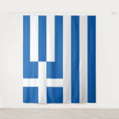 Greece flag  タペストリー (正面)