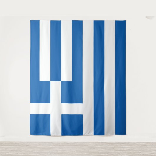 Greece flag  タペストリー (正面)