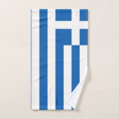 Greece flag バスタオルセット (ハンドタオル)
