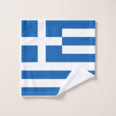Greece flag バスタオルセット (ウォッシュタオル)