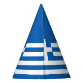 Greece flag  パーティーハット (裏面)