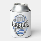 Greece Greek Flag 缶クーラー (缶正面)