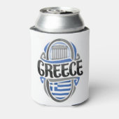 Greece Greek Flag 缶クーラー (缶裏面)