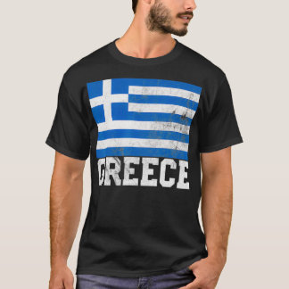 Greece Greek Flag Gift T  Home Souvenir Men Women  Tシャツ