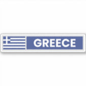 Greece National Flag シール (正面)