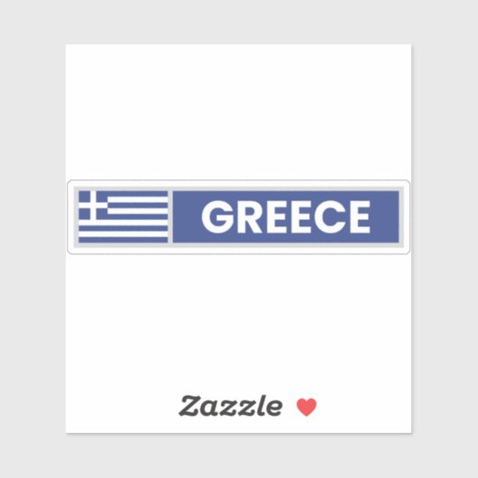 Greece National Flag シール (シート)