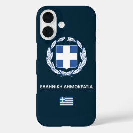Greece passport phone case iPhone 16ケース