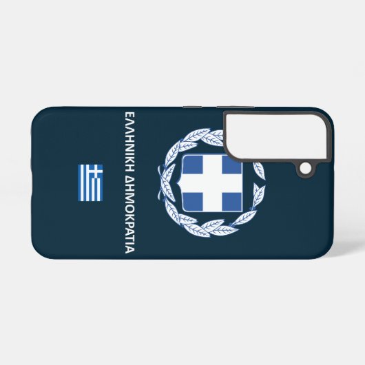 Greece passport phone case samsung galaxyケース (裏面横)