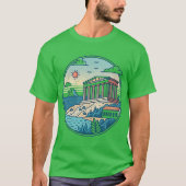 GREECE retro Tシャツ (正面)