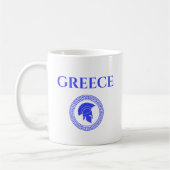 Greece Spartan  コーヒーマグカップ (左)