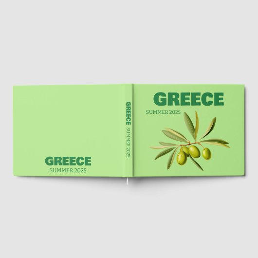Greece travel coffee table book ゲストブック (全面)