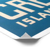 Greece Travel Poster Corfu Print Greek Art ポスター (角)