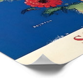 Greece Travel Poster Greek Art White Tower of Thes ポスター (角)