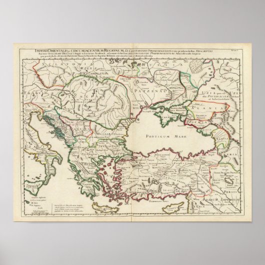 Greece, Turkey, Europe ポスター (正面)